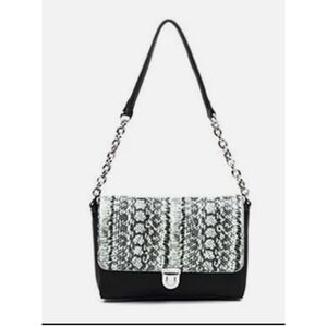 Liz Clairborn Stylish Black and White Women's Shoulder Bag